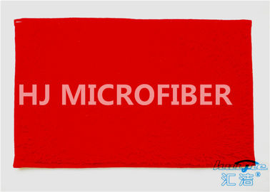 Rode Pluizige Milieuvriendelijke Microfiber-Mat hoogst Absorberend met Binnenlands Schuim